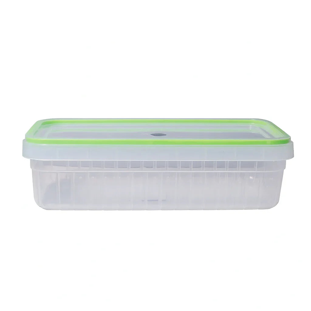 Food Storage Container Box 1 pcs Rectangular 2 Ltr Plastic Airtight with Lid