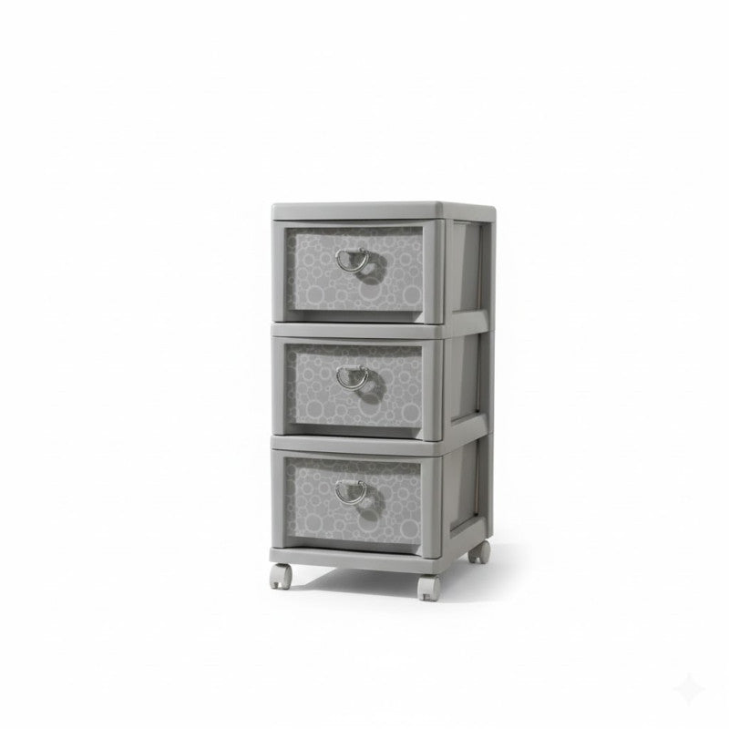 Multi Layer 3 Drawer Storage Cabinet