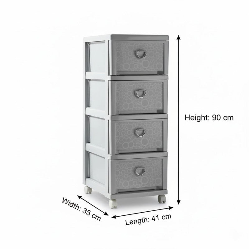 4 Drawer Multi Layer Storage Cabinet