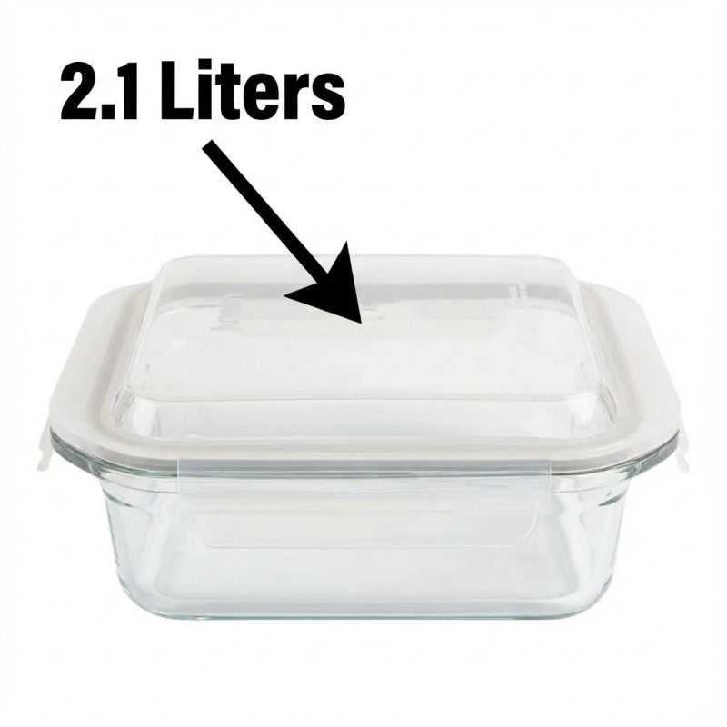 2.1 Liters Glass Container