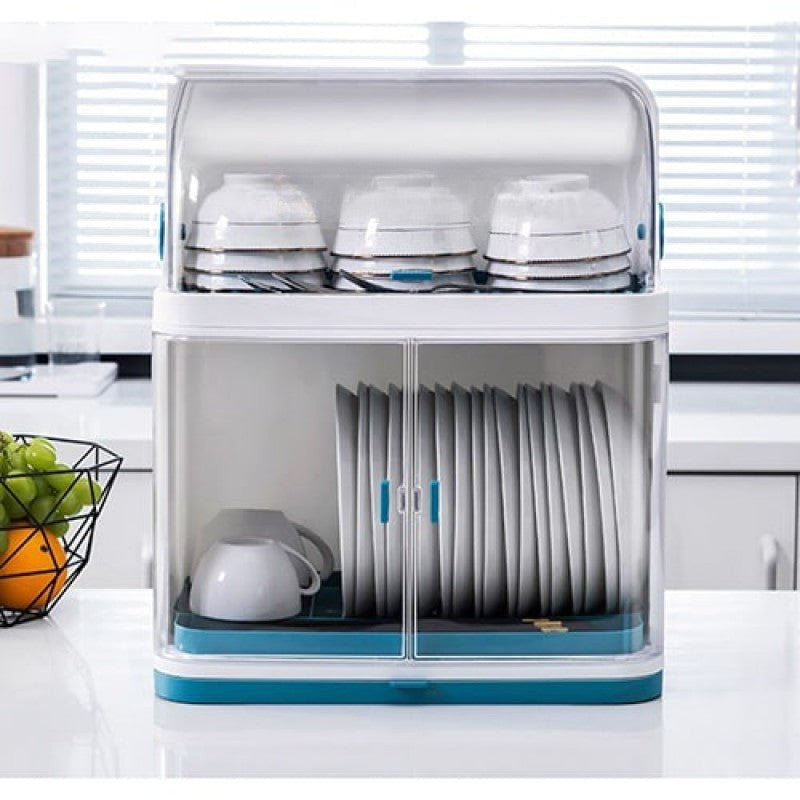 Covered Dish Rack 2 Layer Dust-Safe